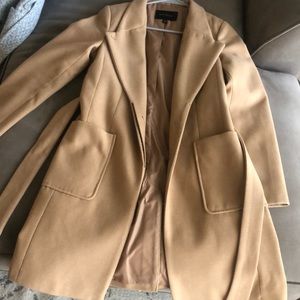 Long City Coat . Light Toffee. XS. Worn once